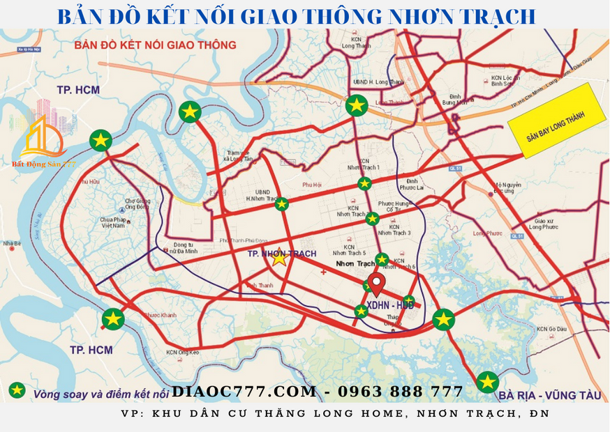 Kết nối giao thông Nhơn Trạch - đất nền Xây Dựng Hà Nội